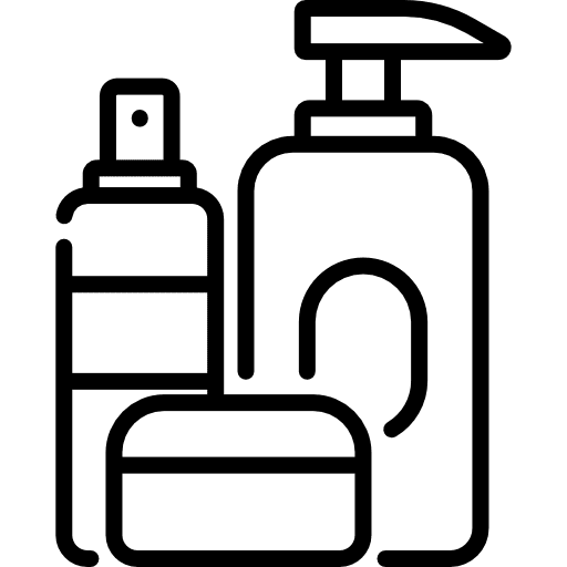 Hand sanitiser, hand cream & shower gel